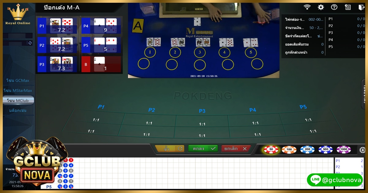 ป๊อกเด้ง gclub